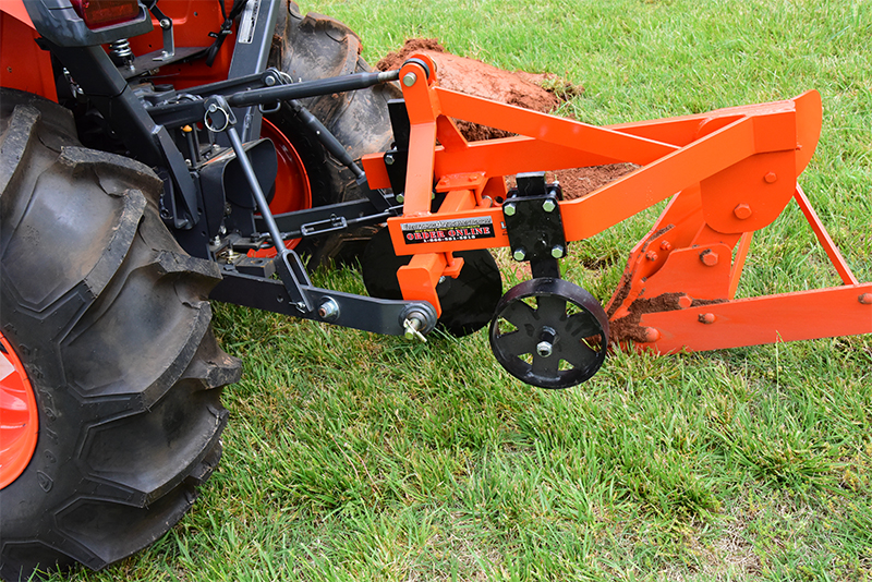 adjusting the plow depth wheel